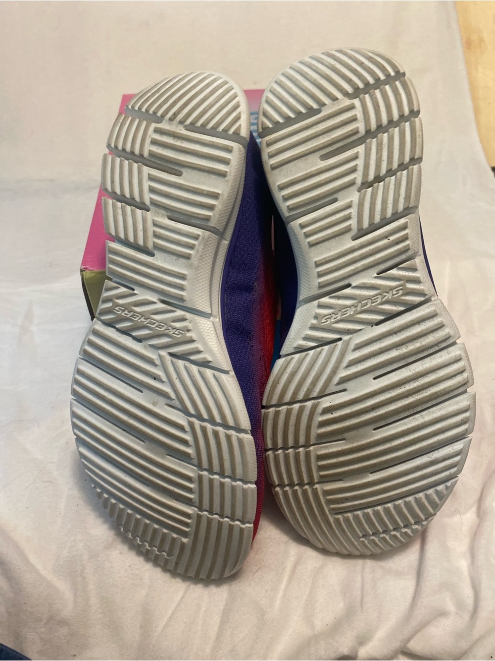 Skechers Glider Fearless Purple Pink Stretch-Fit Athletic Sneaker 9 - Picture 7 of 7